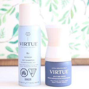 Virtue | Split End Serum & Refresh Dry Shampoo Spray Alpha Keratin 60ku Haircare